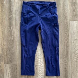 🍋Lululemon Fast and Free Crop || 19" *Non-Reflective, Size 6